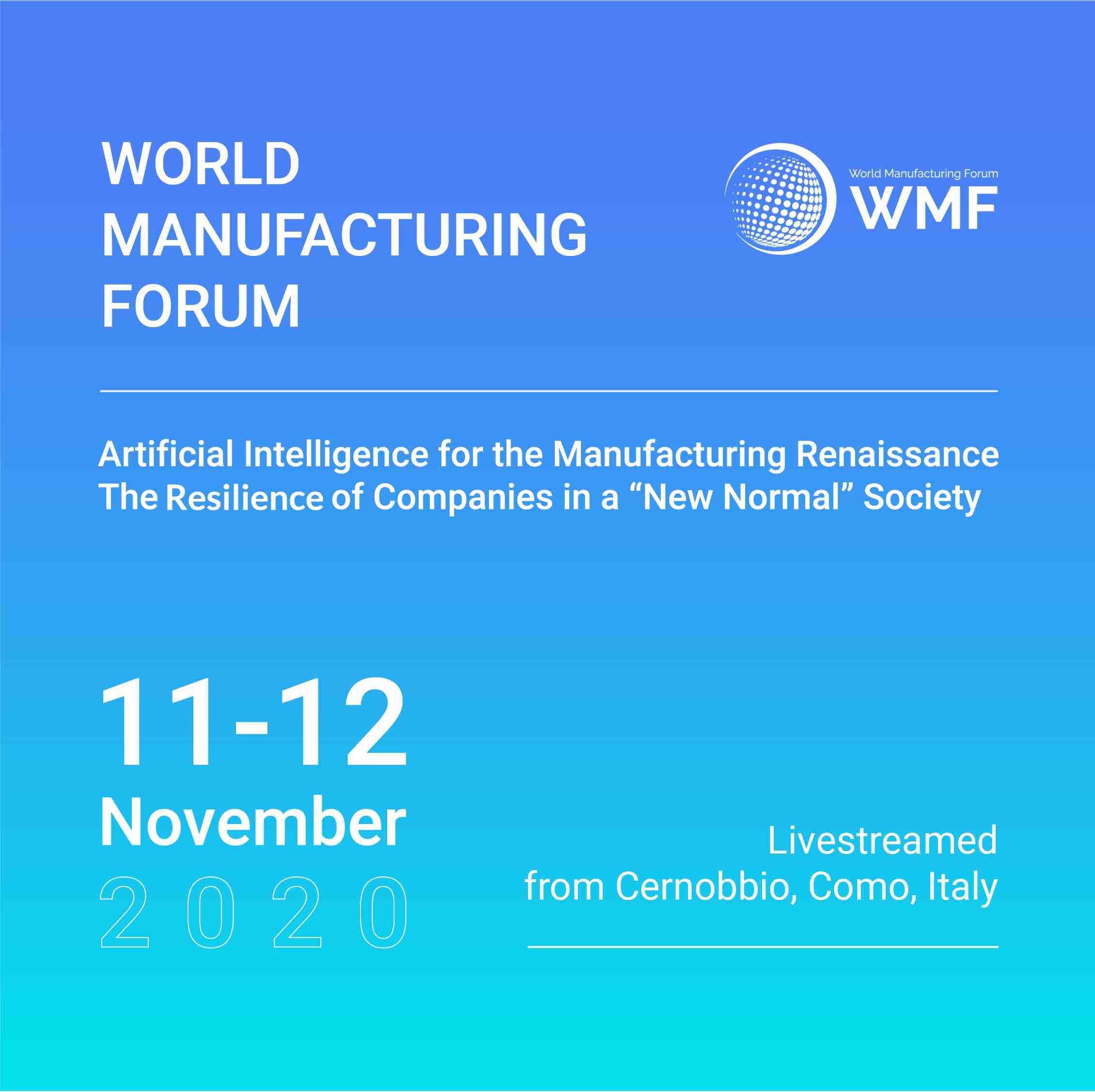 World Manufacturing Forum 2020 World Manufacturing Foundation